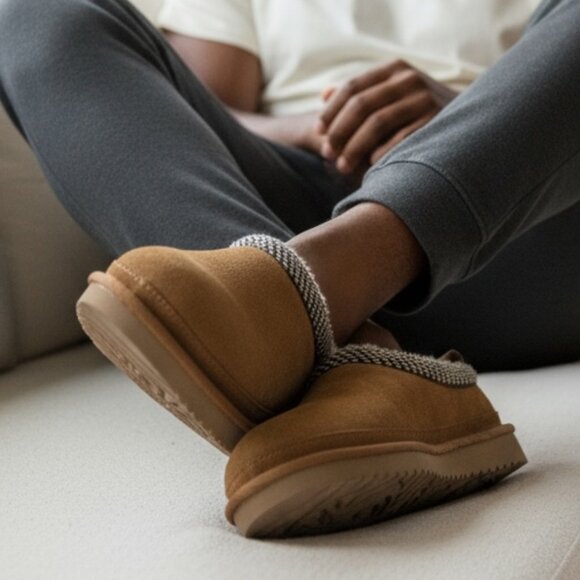 Koolaburra by UGG Burree Men's Suede Slippers - Size 9 - Picture 6 of 8